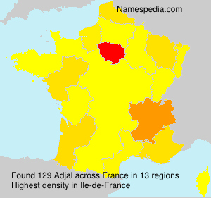Surname Adjal in France Surname Adjal in France