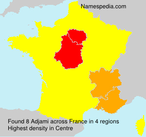 Surname Adjami in France Surname Adjami in France