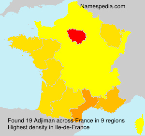 Surname Adjiman in France Surname Adjiman in France