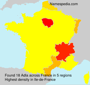 Surname Adla in France Surname Adla in France