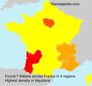 Surname Adlane in France