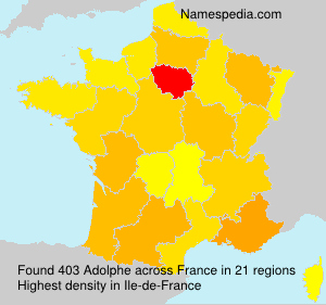 Surname Adolphe in France Surname Adolphe in France