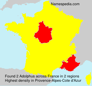 Surname Adolphus in France Surname Adolphus in France