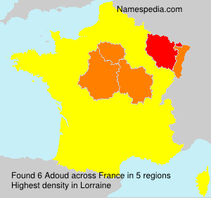 Surname Adoud in France Surname Adoud in France