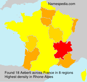 Surname Aeberli in France Surname Aeberli in France