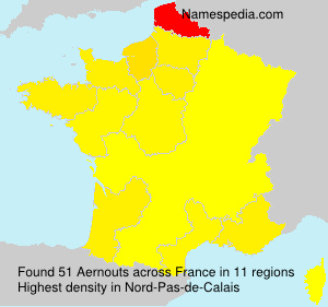 Surname Aernouts in France Surname Aernouts in France