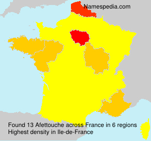 Surname Afettouche in France Surname Afettouche in France