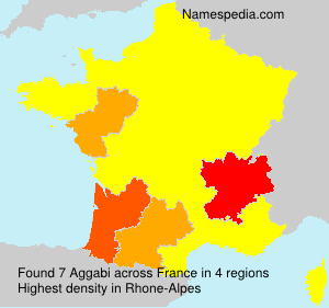 Surname Aggabi in France Surname Aggabi in France