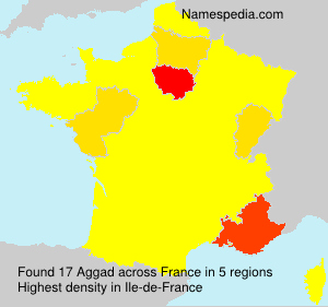 Surname Aggad in France Surname Aggad in France
