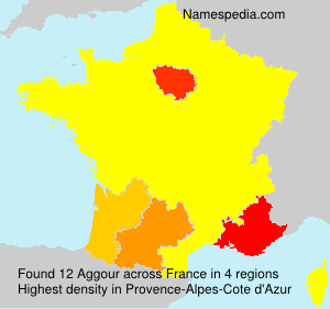 Surname Aggour in France Surname Aggour in France