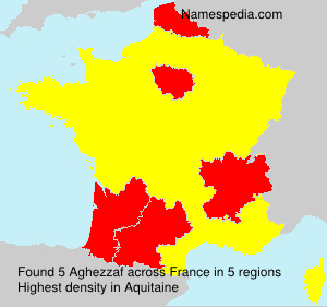 Surname Aghezzaf in France Surname Aghezzaf in France