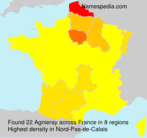 Surname Agnieray in France Surname Agnieray in France