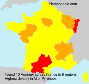 Surname Agnimel in France Surname Agnimel in France