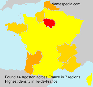 Surname Agoston in France Surname Agoston in France