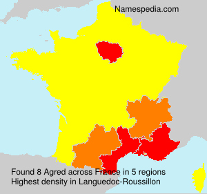 Surname Agred in France