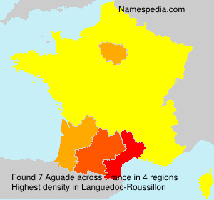 Surname Aguade in France Surname Aguade in France