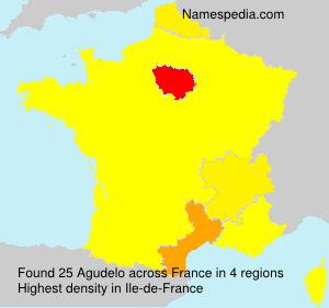 Surname Agudelo in France Surname Agudelo in France