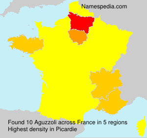 Surname Aguzzoli in France Surname Aguzzoli in France