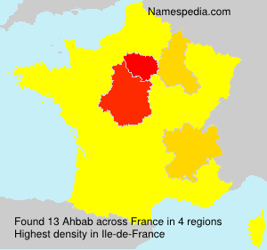 Surname Ahbab in France