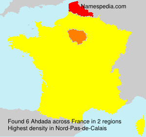 Surname Ahdada in France