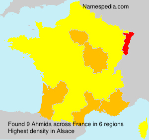 Surname Ahmida in France Surname Ahmida in France