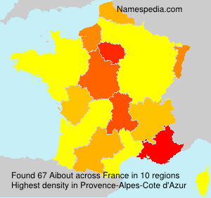 Surname Aibout in France