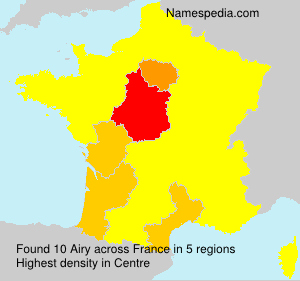Surname Airy in France Surname Airy in France