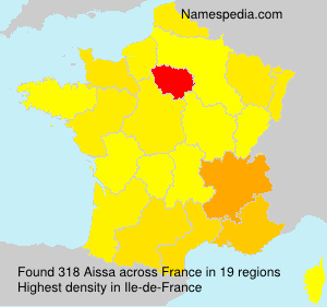 Surname Aissa in France Surname Aissa in France