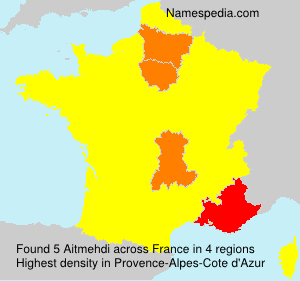 Surname Aitmehdi in France Surname Aitmehdi in France