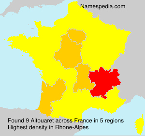 Surname Aitouaret in France Surname Aitouaret in France