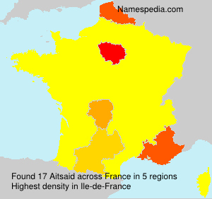 Surname Aitsaid in France Surname Aitsaid in France