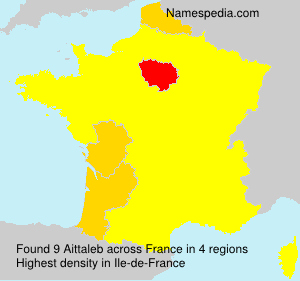 Surname Aittaleb in France Surname Aittaleb in France