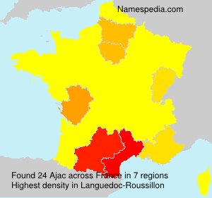 Surname Ajac in France Surname Ajac in France