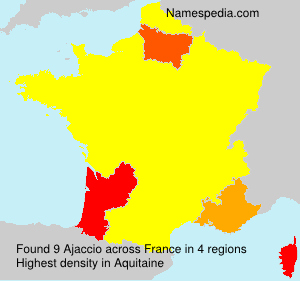 Surname Ajaccio in France Surname Ajaccio in France