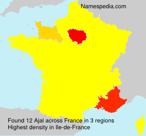 Surname Ajal in France Surname Ajal in France