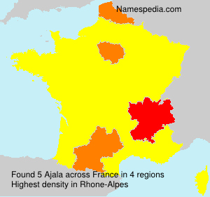 Surname Ajala in France Surname Ajala in France