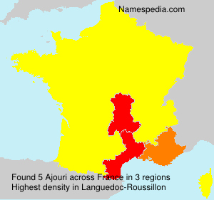 Surname Ajouri in France Surname Ajouri in France