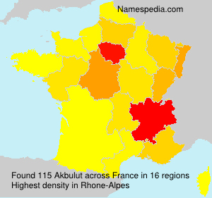 Surname Akbulut in France Surname Akbulut in France