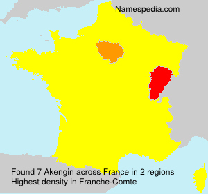 Surname Akengin in France Surname Akengin in France