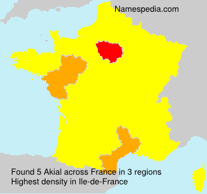 Surname Akial in France Surname Akial in France