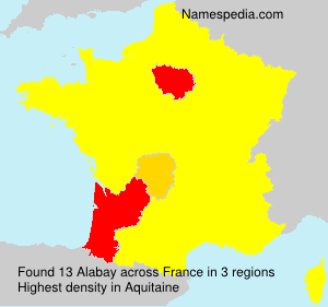 Surname Alabay in France Surname Alabay in France