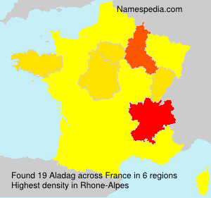 Surname Aladag in France Surname Aladag in France