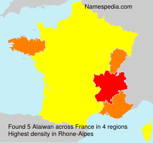 Surname Alaiwan in France Surname Alaiwan in France
