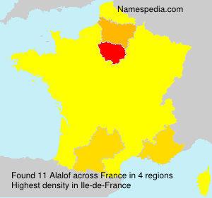 Surname Alalof in France Surname Alalof in France
