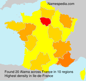 Surname Alama in France Surname Alama in France