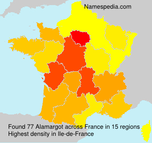 Surname Alamargot in France Surname Alamargot in France