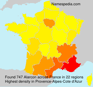 Surname Alarcon in France Surname Alarcon in France