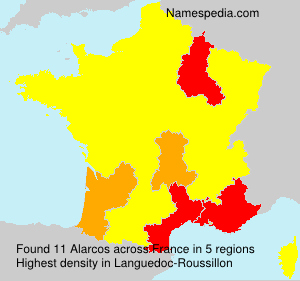 Surname Alarcos in France Surname Alarcos in France