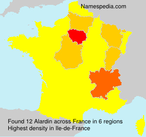 Surname Alardin in France Surname Alardin in France