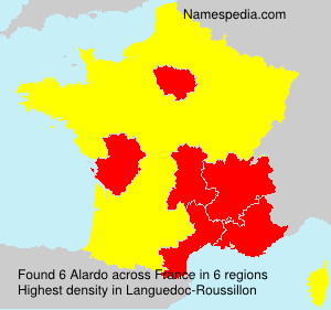 Surname Alardo in France Surname Alardo in France